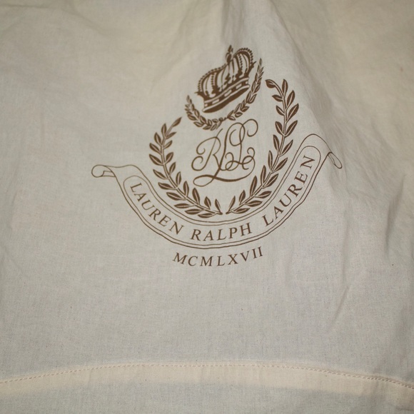 Ralph Lauren Crown Crest Suede Tote - Picture 7 of 7